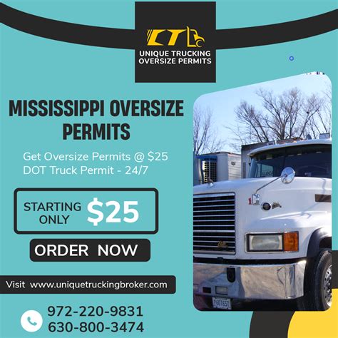 mississippi oversize online truck permits.